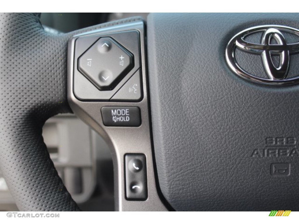 2019 Toyota Tacoma TRD Sport Double Cab TRD Graphite Steering Wheel Photo #131311734