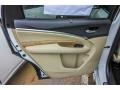 Parchment 2019 Acura MDX Advance SH-AWD Door Panel