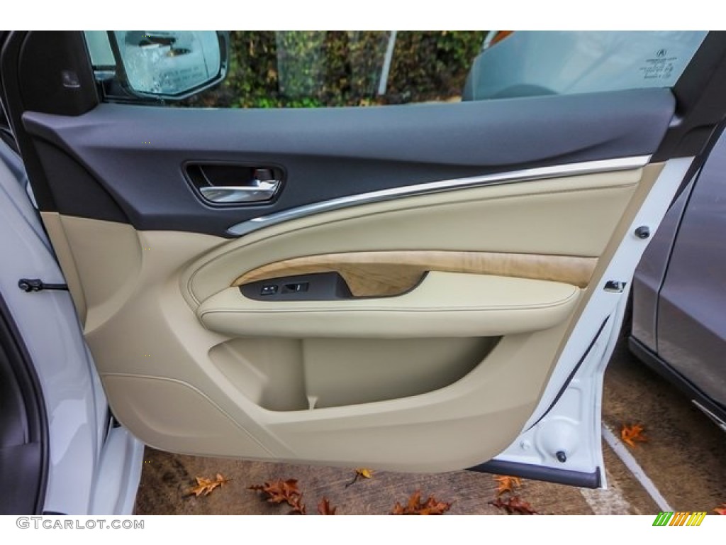 2019 Acura MDX Advance SH-AWD Parchment Door Panel Photo #131311851