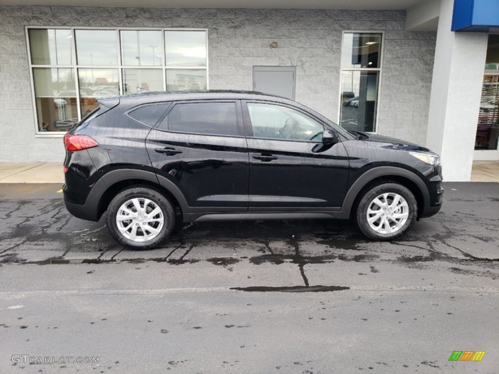 Black Noir Pearl 2019 Hyundai Tucson SE AWD Exterior Photo #131313510