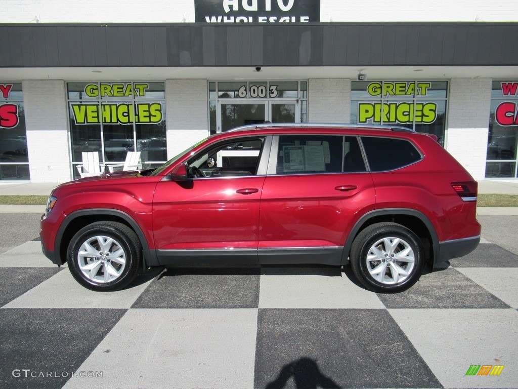 Fortana Red Metallic Volkswagen Atlas