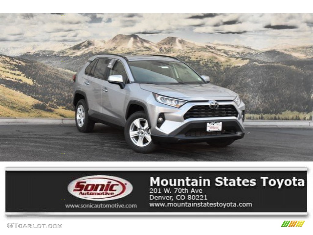 2019 RAV4 XLE AWD - Silver Sky Metallic / Light Gray photo #1