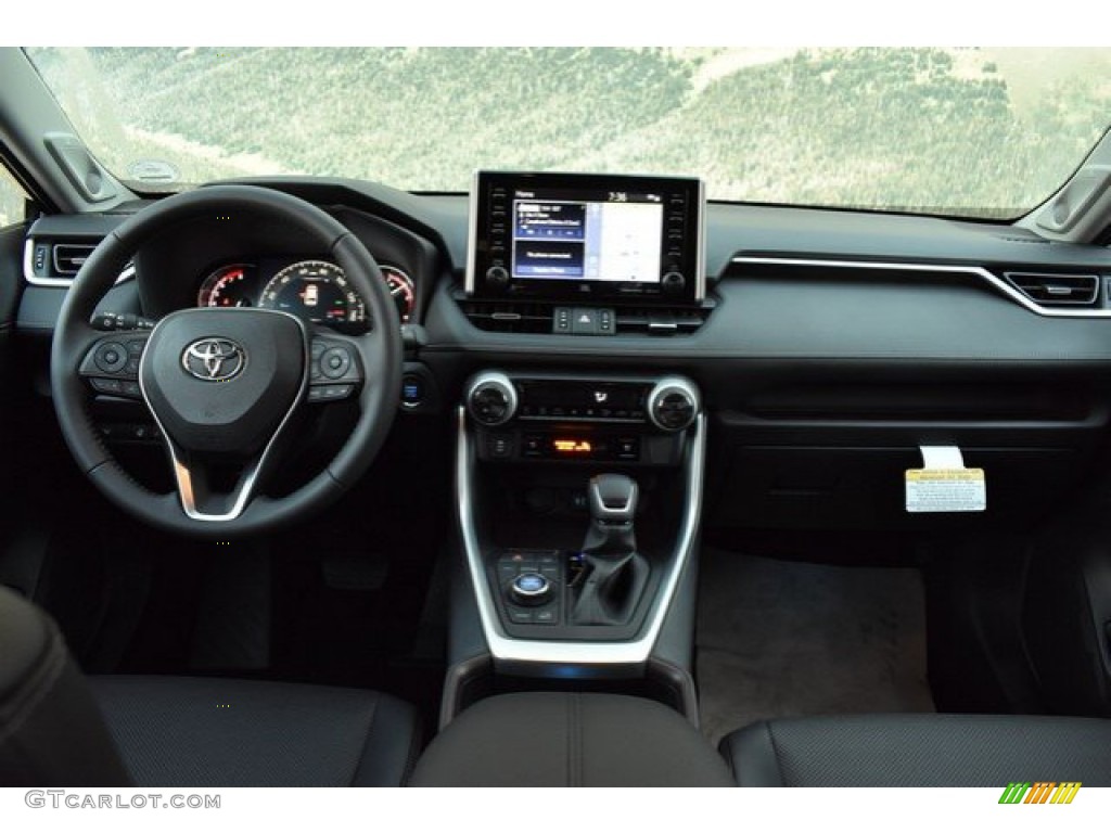 2019 Toyota RAV4 Limited AWD Black Dashboard Photo #131320080