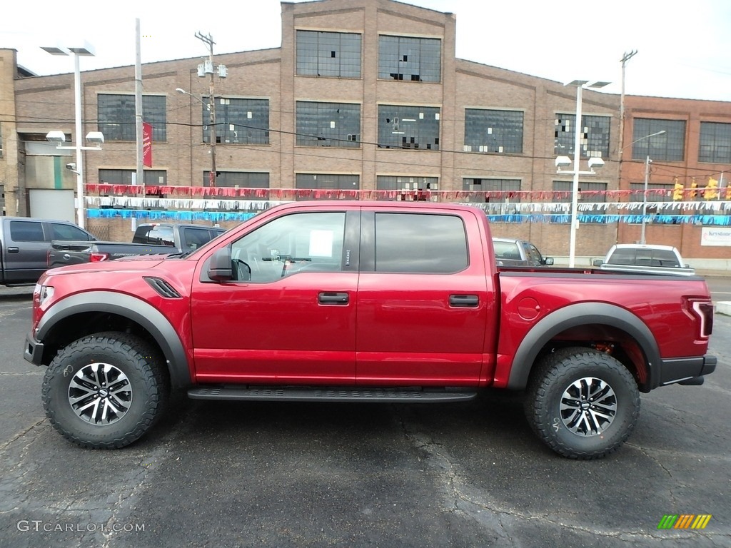 2019 F150 SVT Raptor SuperCrew 4x4 - Ruby Red / Raptor Black photo #5