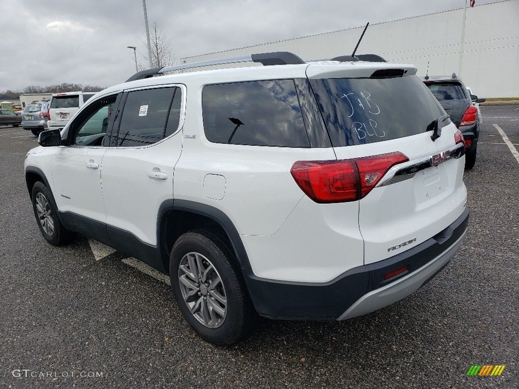 2018 Acadia SLE AWD - Simmit White / Dark Ash Gray/Light Ash Gray photo #2