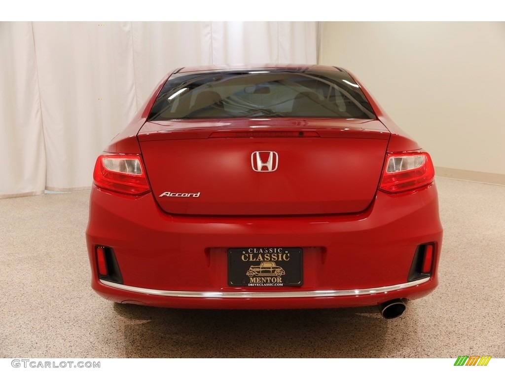 2014 Accord EX Coupe - San Marino Red / Black photo #20