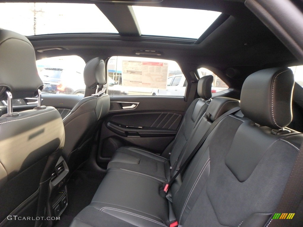 Ebony Interior 2019 Ford Edge ST AWD Photo #131324931