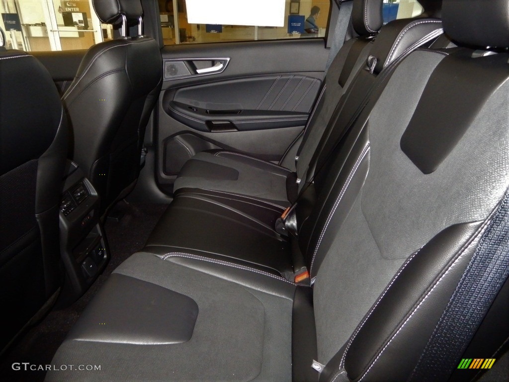 Ebony Interior 2019 Ford Edge ST AWD Photo #131325039