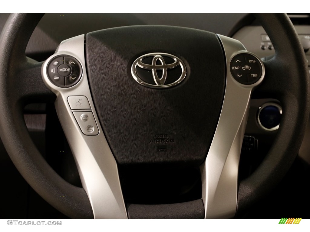 2012 Prius 3rd Gen Three Hybrid - Classic Silver Metallic / Dark Gray photo #7