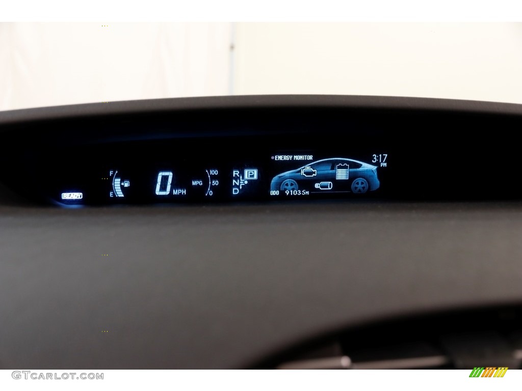 2012 Prius 3rd Gen Three Hybrid - Classic Silver Metallic / Dark Gray photo #8
