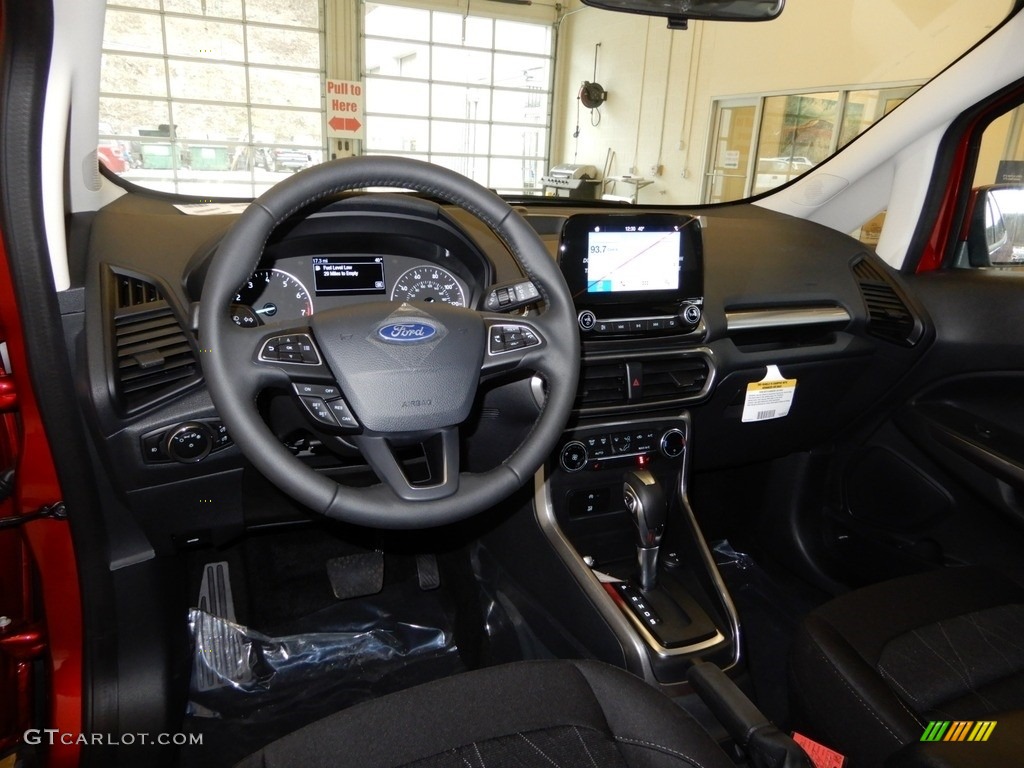 2019 Ford EcoSport SE 4WD Ebony Black Dashboard Photo #131326140