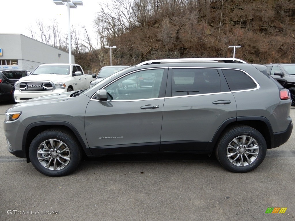 Sting-Gray 2019 Jeep Cherokee Latitude Plus 4x4 Exterior Photo #131326209