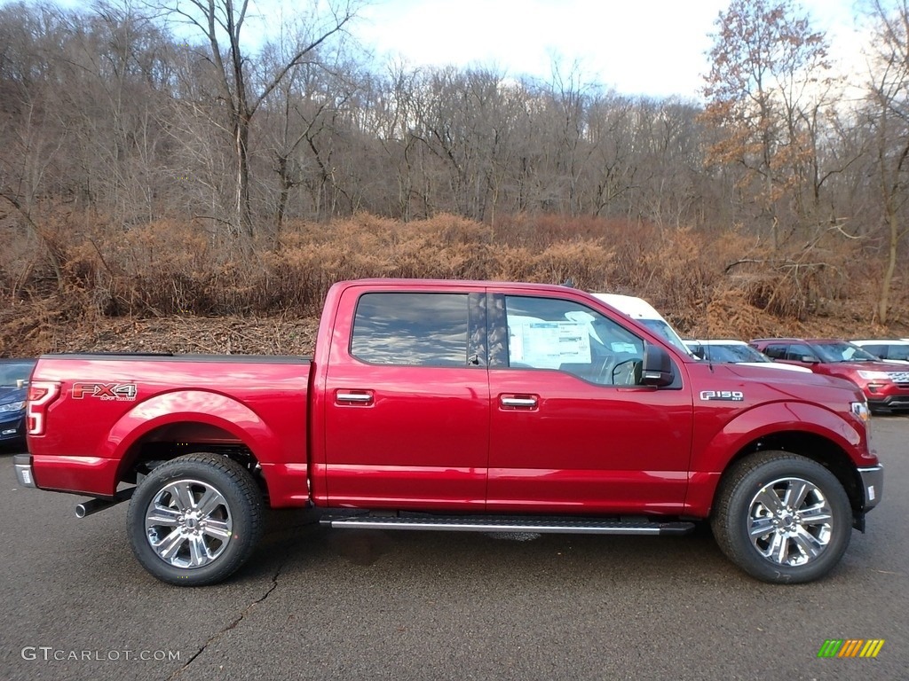 2019 F150 XLT SuperCrew 4x4 - Ruby Red / Earth Gray photo #1