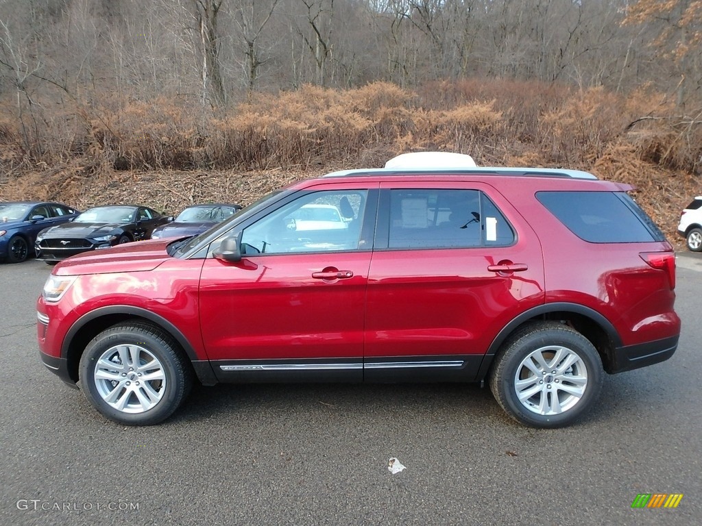 Ruby Red 2019 Ford Explorer XLT 4WD Exterior Photo #131327019
