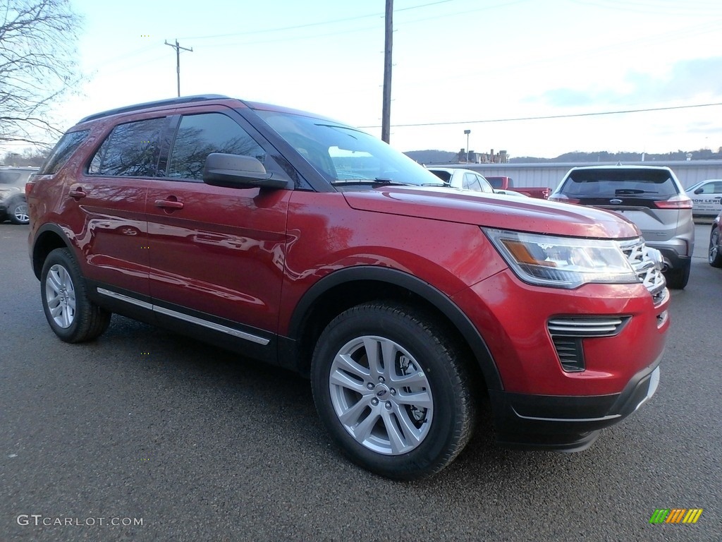 2019 Explorer XLT 4WD - Ruby Red / Medium Black photo #9