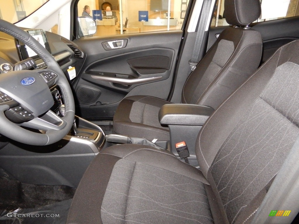 Ebony Black Interior 2019 Ford EcoSport SE 4WD Photo #131327218