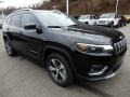 2019 Diamond Black Crystal Pearl Jeep Cherokee Limited 4x4  photo #8