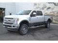 2018 Ingot Silver Ford F250 Super Duty Lariat Crew Cab 4x4  photo #2