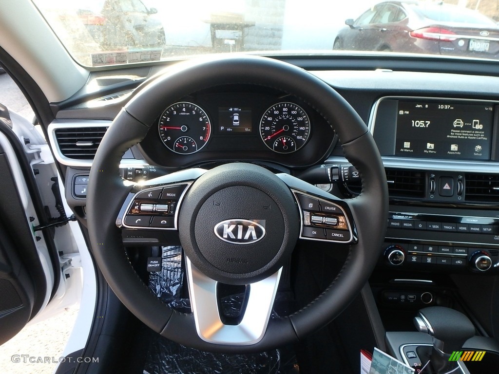 2019 Kia Optima S Black Steering Wheel Photo #131328711