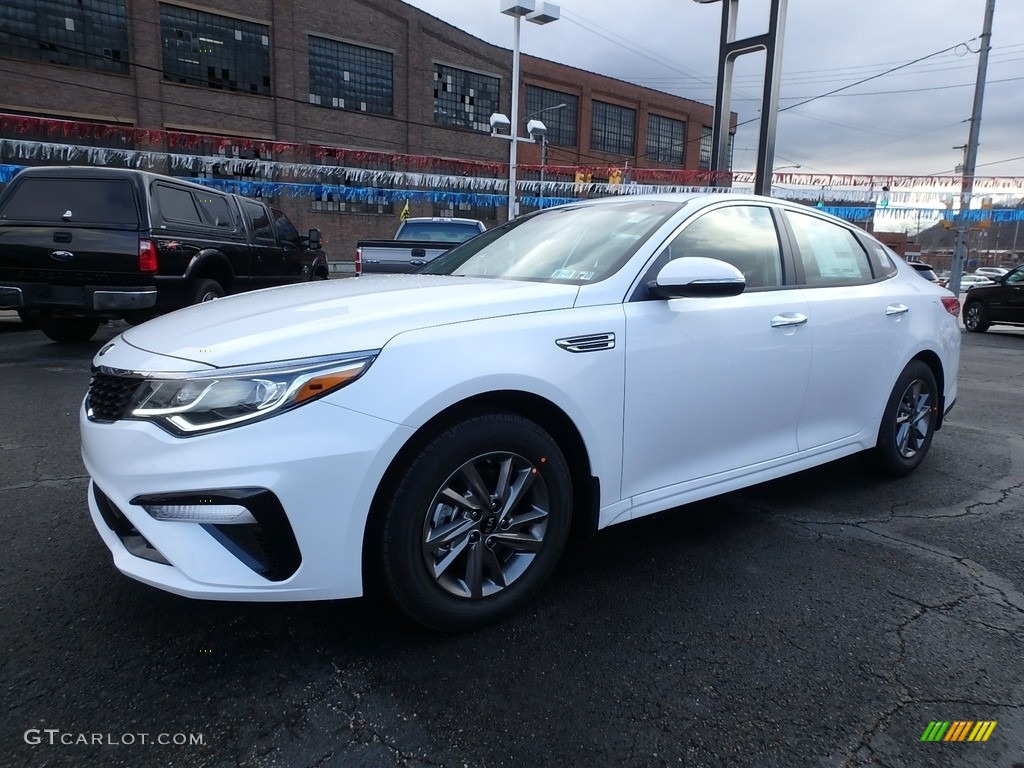 2019 Optima LX - Snow White Pearl / Black photo #6