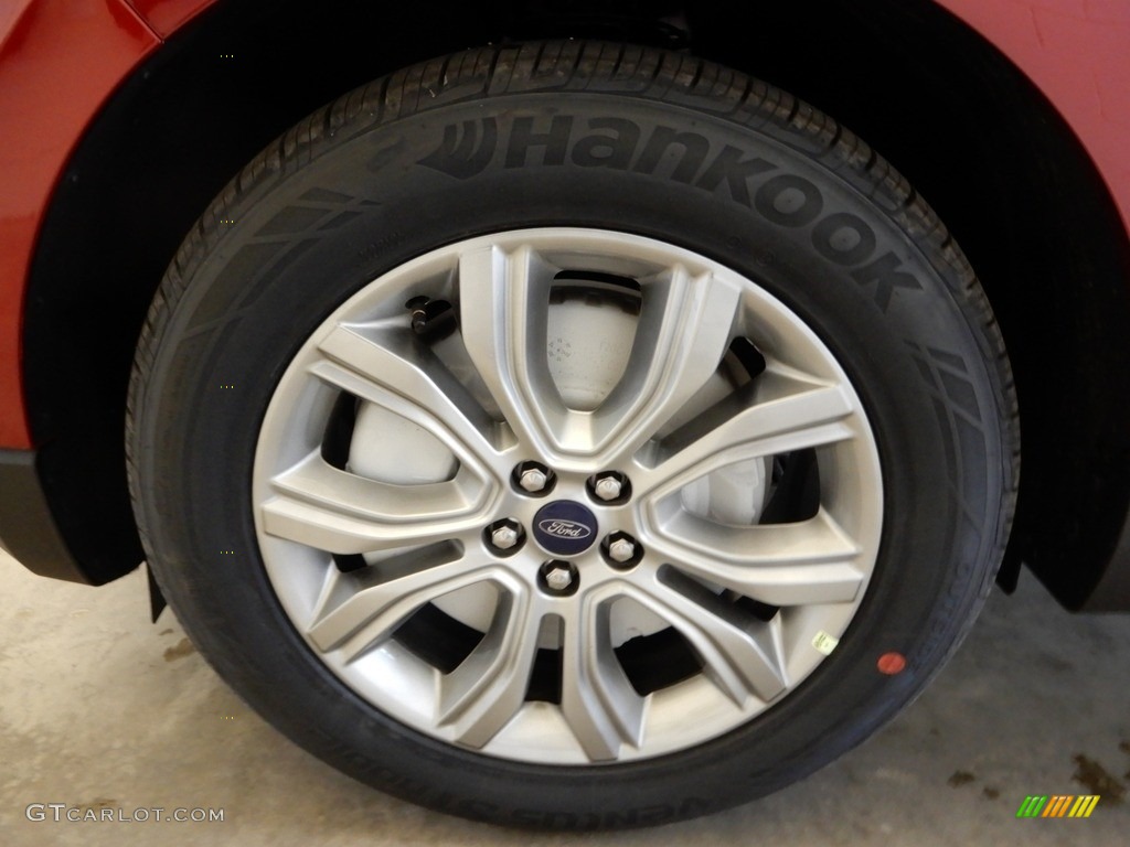 2019 Edge Titanium AWD - Ruby Red / Ceramic photo #6