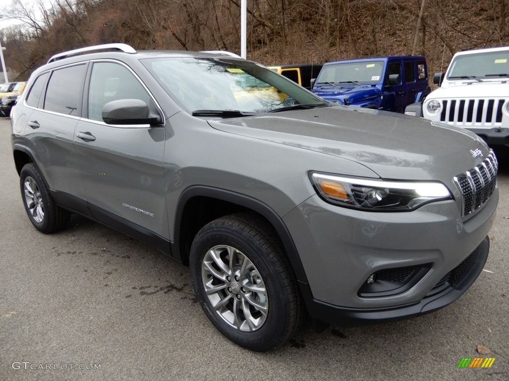 Sting-Gray 2019 Jeep Cherokee Latitude Plus 4x4 Exterior Photo #131331111