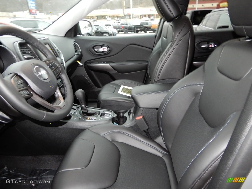 Black Interior 2019 Jeep Cherokee Latitude Plus 4x4 Photo #131331171