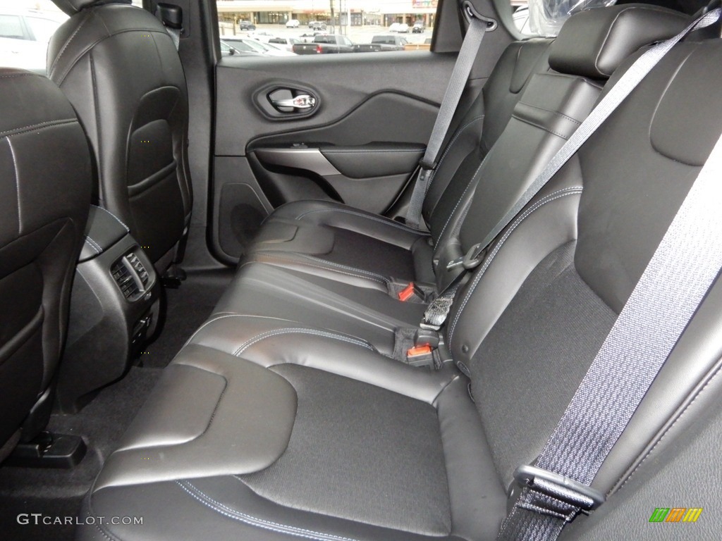 Black Interior 2019 Jeep Cherokee Latitude Plus 4x4 Photo #131331192