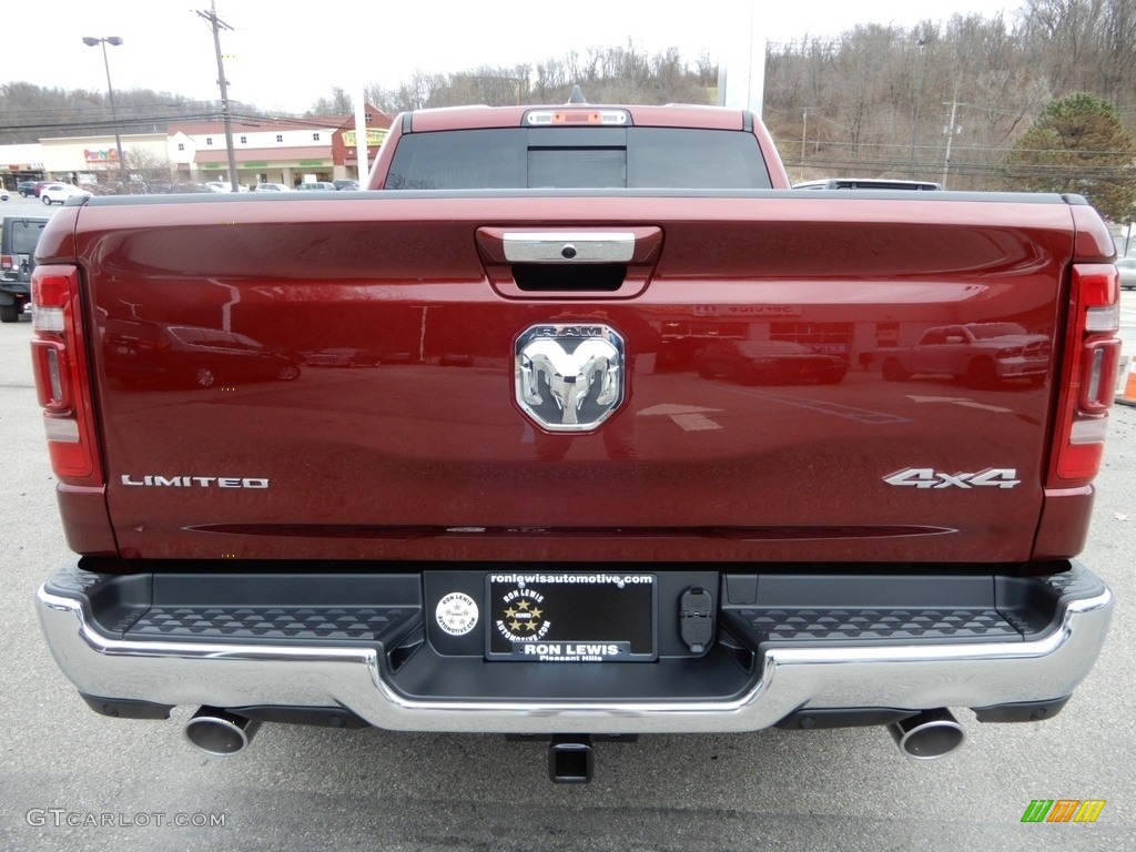 2019 1500 Limited Crew Cab 4x4 - Delmonico Red Pearl / Black photo #4