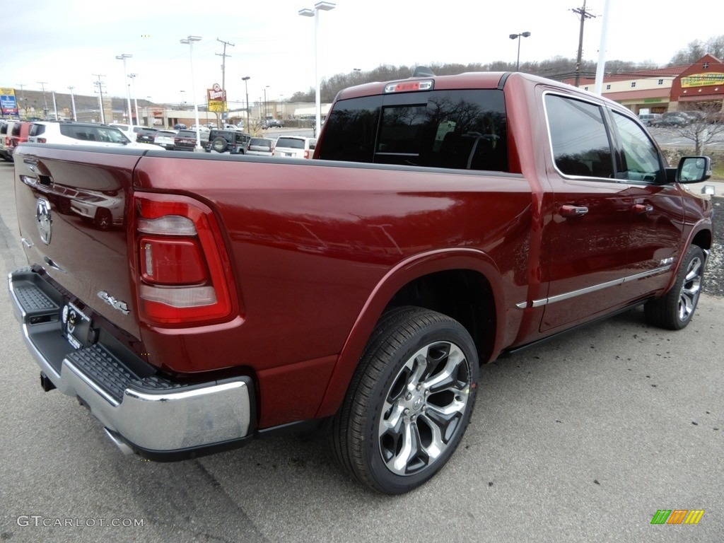 2019 1500 Limited Crew Cab 4x4 - Delmonico Red Pearl / Black photo #5