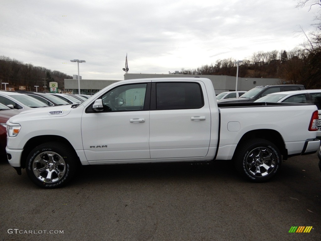 2019 1500 Big Horn Crew Cab 4x4 - Bright White / Black/Diesel Gray photo #2