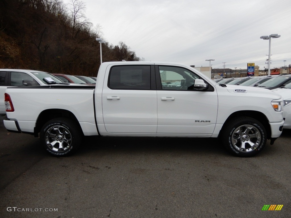 2019 1500 Big Horn Crew Cab 4x4 - Bright White / Black/Diesel Gray photo #6