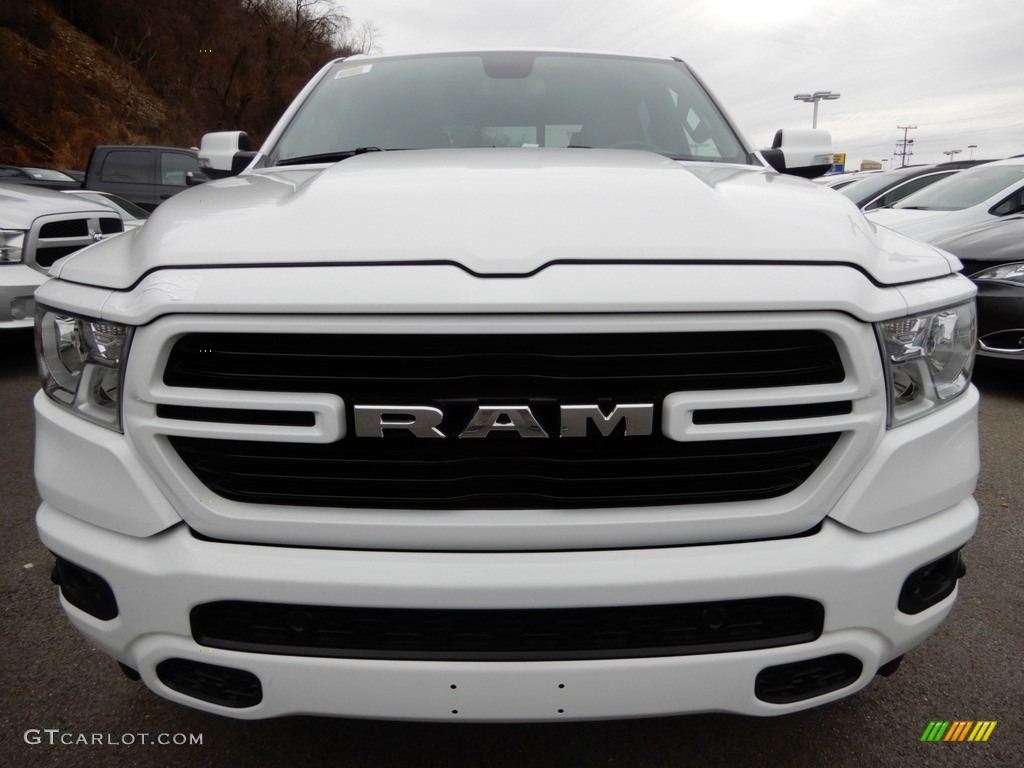 2019 1500 Big Horn Crew Cab 4x4 - Bright White / Black/Diesel Gray photo #8