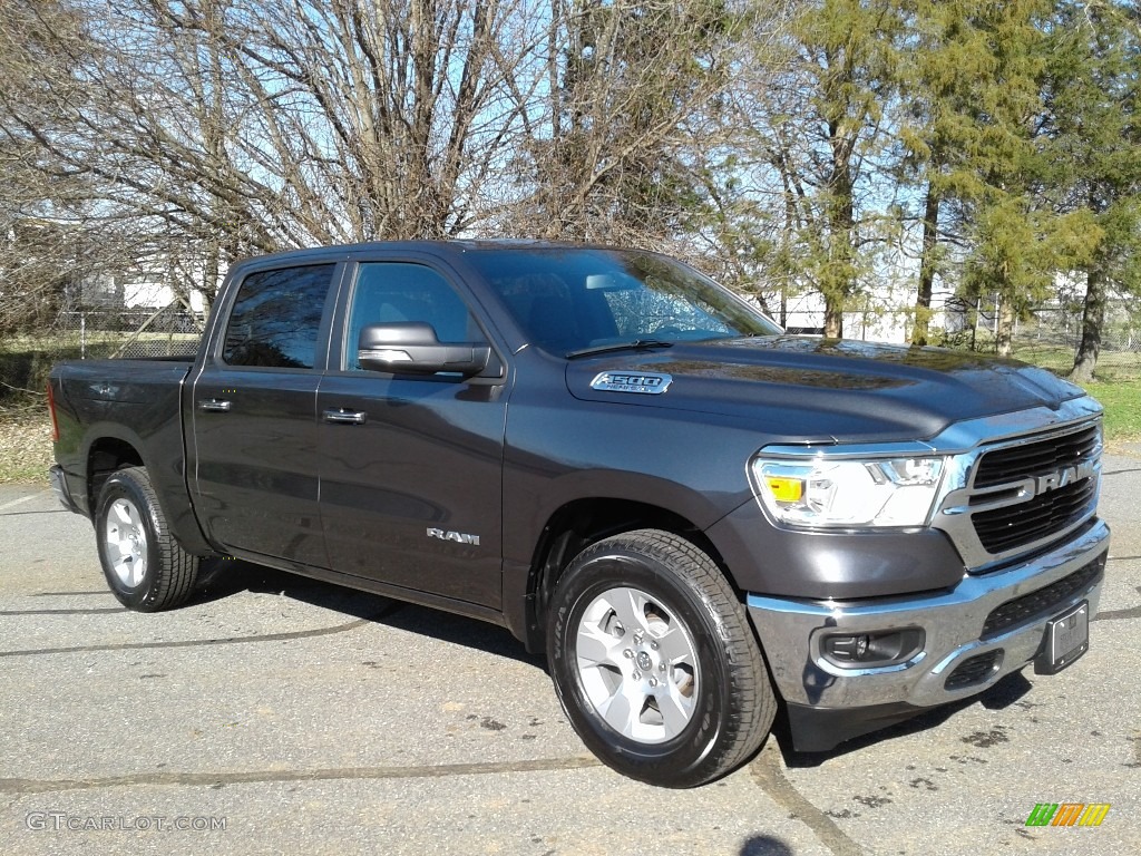 2019 1500 Big Horn Crew Cab - Granite Crystal Metallic / Black/Diesel Gray photo #4