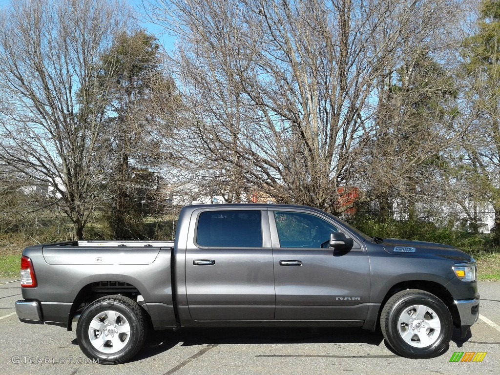 2019 1500 Big Horn Crew Cab - Granite Crystal Metallic / Black/Diesel Gray photo #5
