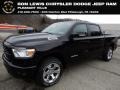 2019 Diamond Black Crystal Pearl Ram 1500 Big Horn Crew Cab 4x4  photo #1