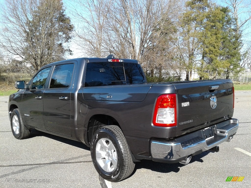 2019 1500 Big Horn Crew Cab - Granite Crystal Metallic / Black/Diesel Gray photo #8