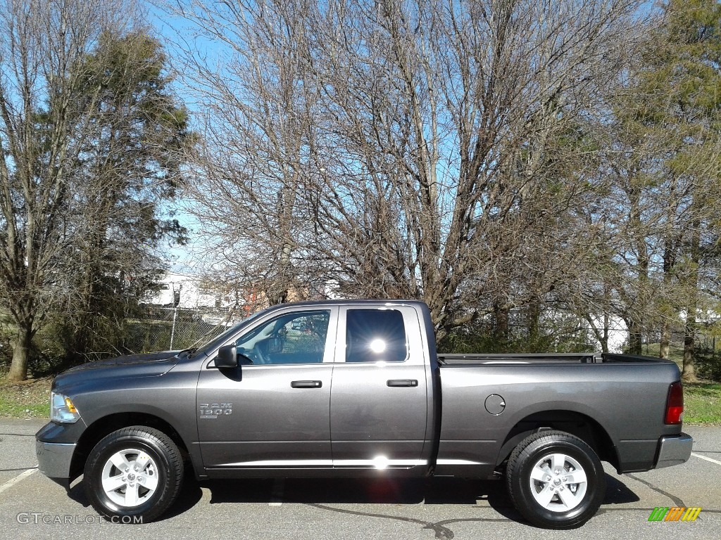 2019 1500 Classic Tradesman Quad Cab 4x4 - Granite Crystal Metallic / Black/Diesel Gray photo #1