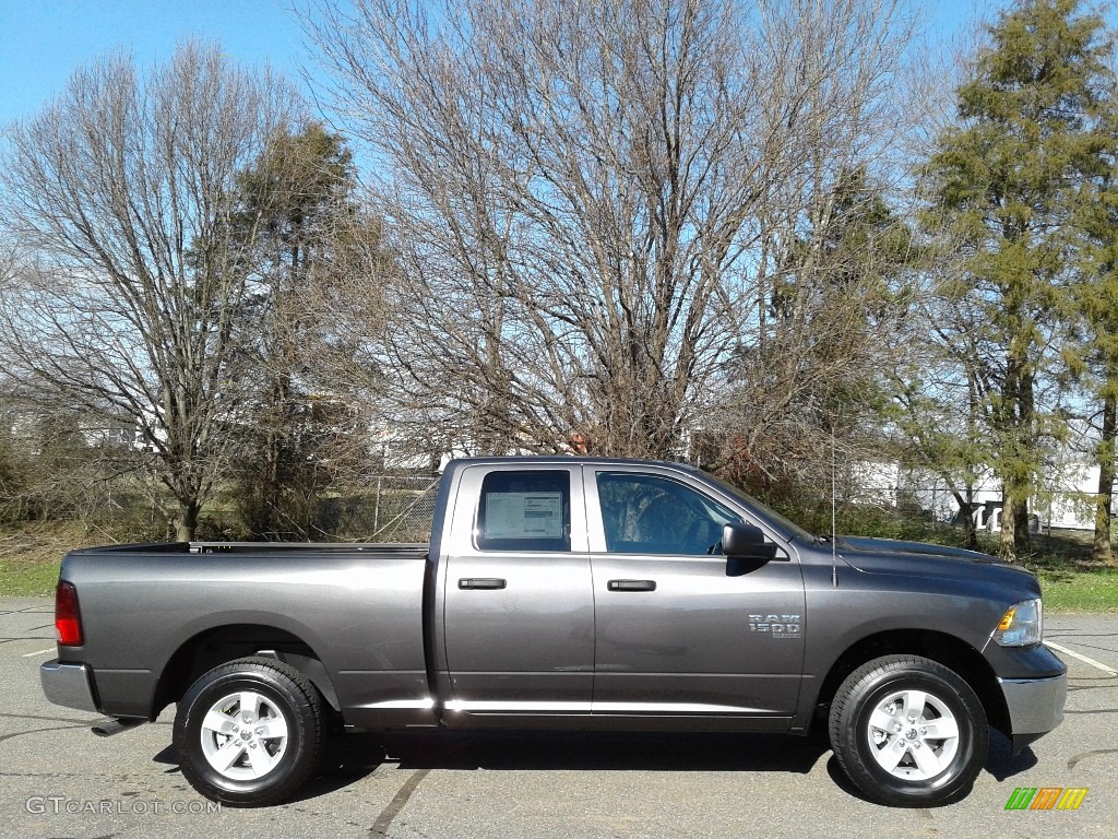 2019 1500 Classic Tradesman Quad Cab 4x4 - Granite Crystal Metallic / Black/Diesel Gray photo #5