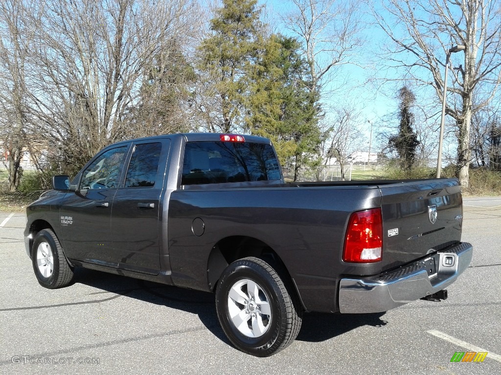 2019 1500 Classic Tradesman Quad Cab 4x4 - Granite Crystal Metallic / Black/Diesel Gray photo #8