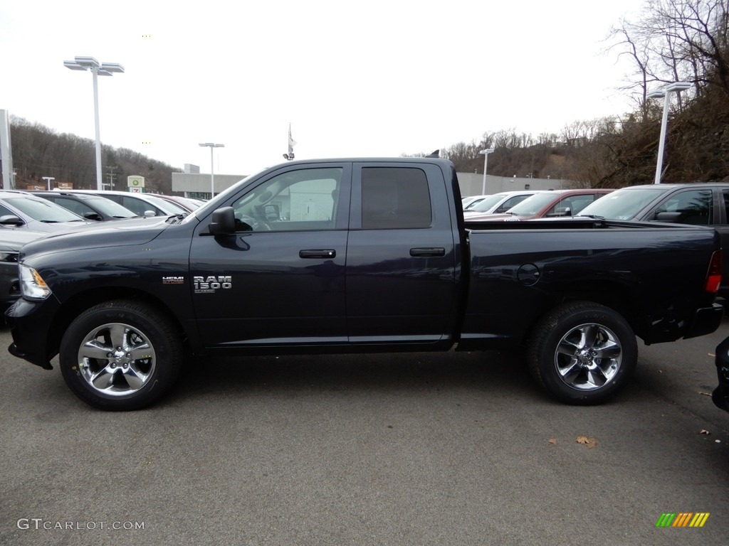 2019 1500 Classic Tradesman Quad Cab 4x4 - Maximum Steel Metallic / Black/Diesel Gray photo #2