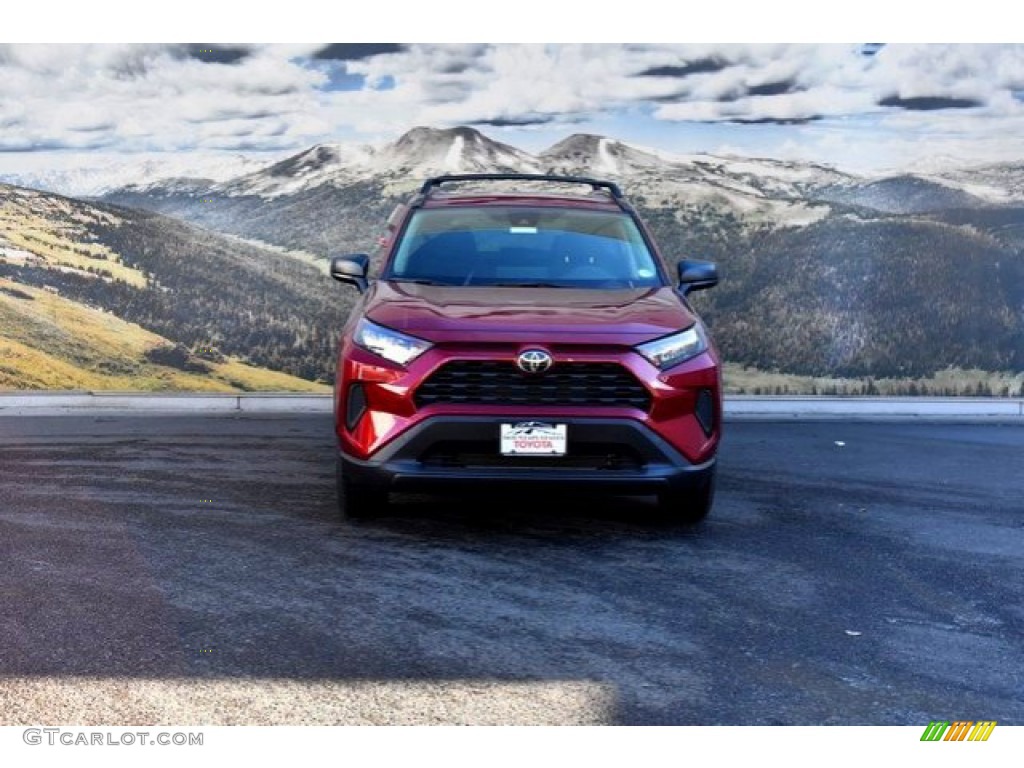 2019 RAV4 LE AWD - Ruby Flare Pearl / Black photo #2