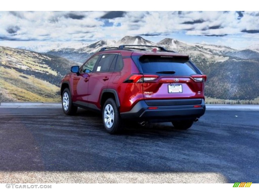 2019 RAV4 LE AWD - Ruby Flare Pearl / Black photo #3