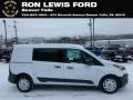 Frozen White 2018 Ford Transit Connect XL Van