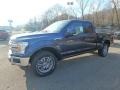 2019 Blue Jeans Ford F150 Lariat SuperCab 4x4  photo #6