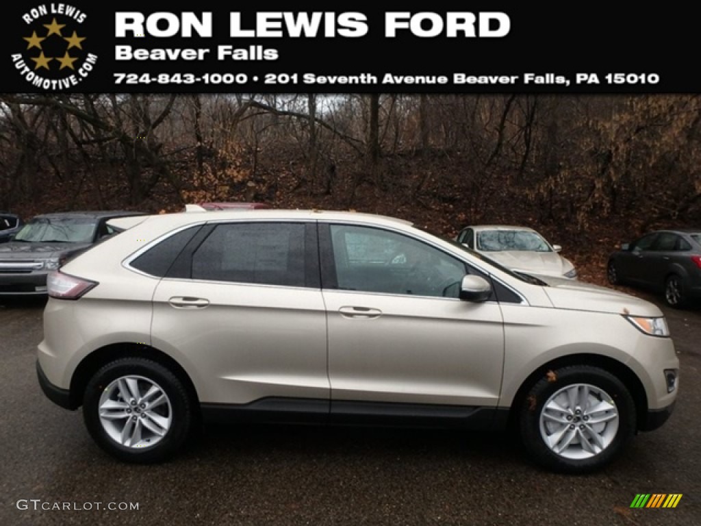 2018 Edge SEL AWD - White Gold / Ebony photo #1