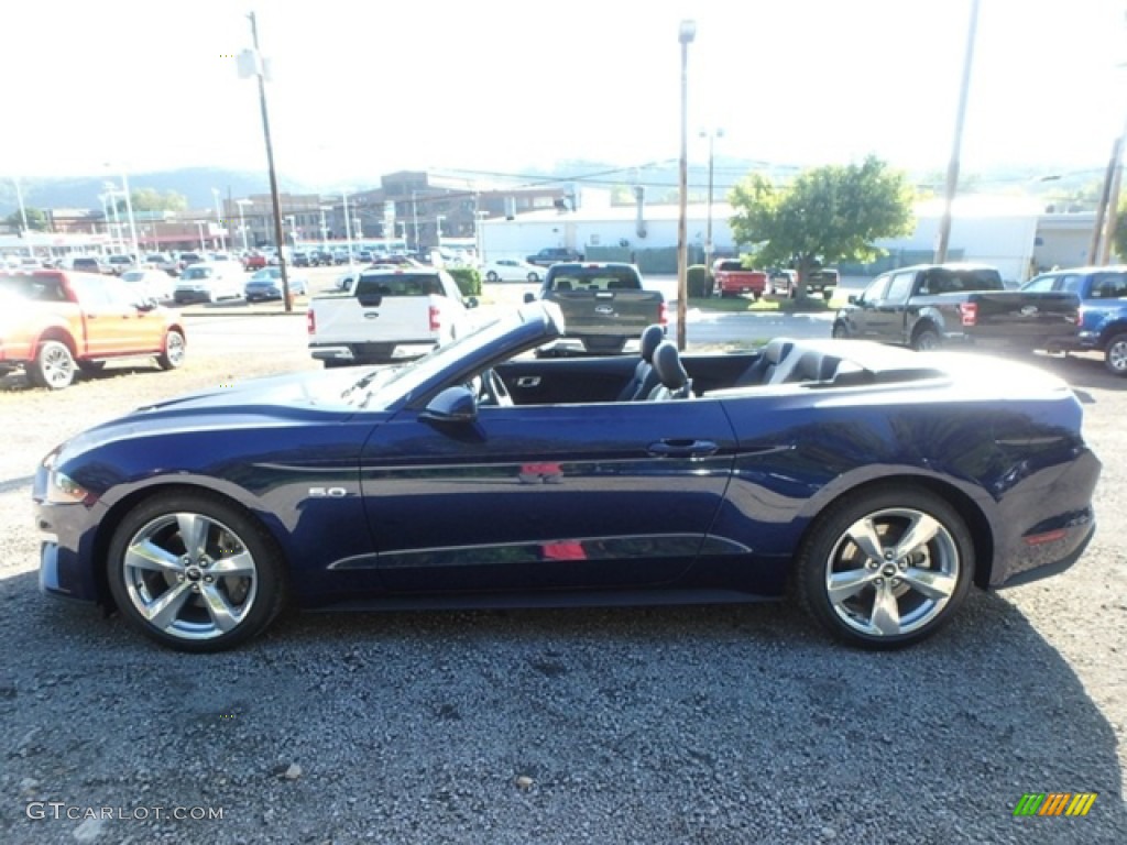 2019 Mustang GT Premium Convertible - Kona Blue / Ebony photo #5