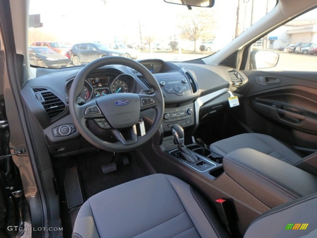 Chromite Gray/Charcoal Black Interior 2019 Ford Escape S Photo #131342375