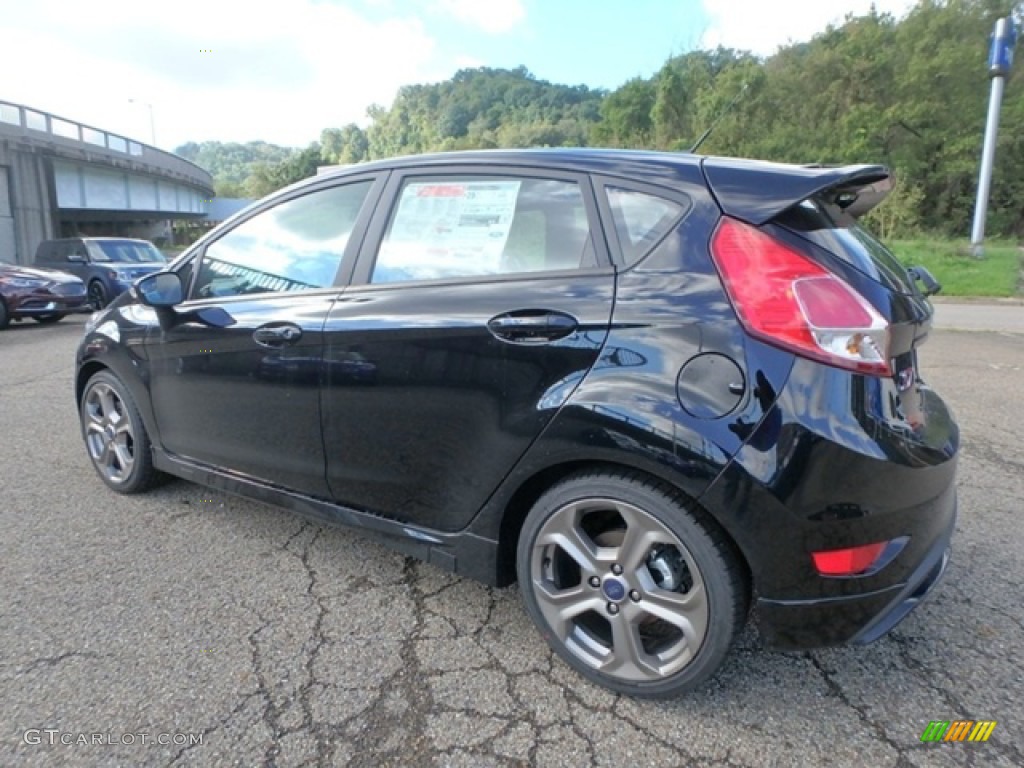 2018 Fiesta ST Hatchback - Shadow Black / Molten Orange/Charcoal Recaro photo #4