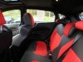 2018 Ford Fiesta Molten Orange/Charcoal Recaro Interior Rear Seat Photo